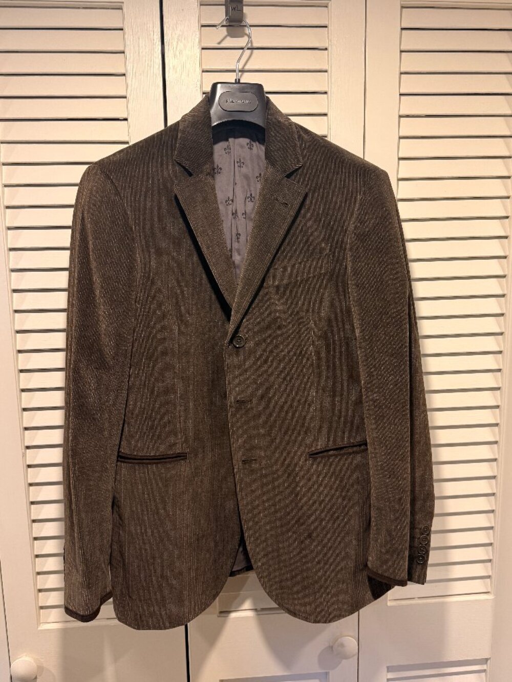 John Varvatos Pinstripe Tweed Sport Coat / Blazer